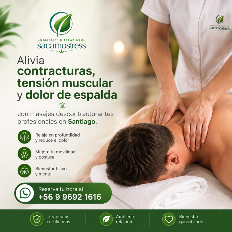 Mejor masaje descontracturante Santiago
