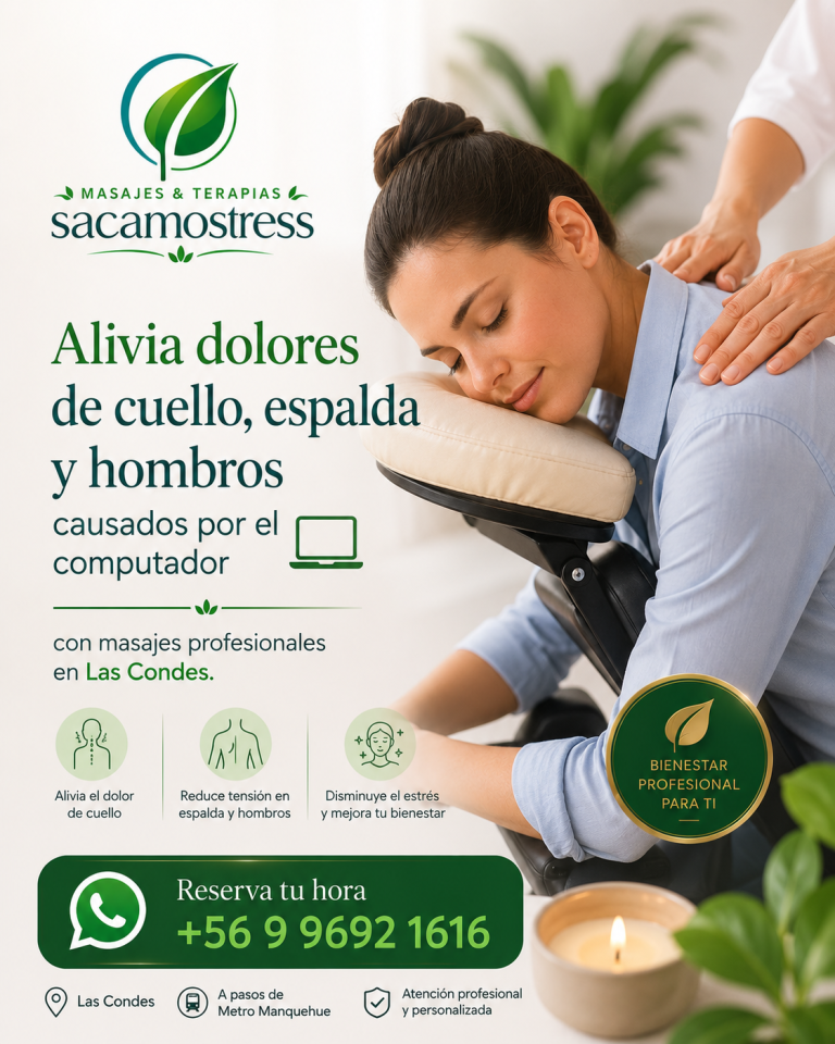 Masajes para Dolor por Computador: Alivio para Cuello, Espalda y Hombros