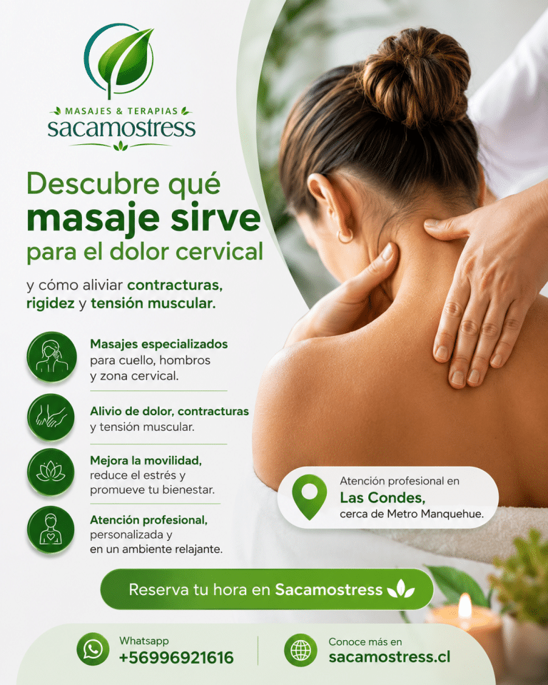 ¿Qué masaje sirve para el dolor cervical?