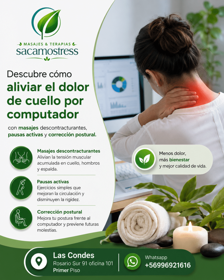 ¿Cómo aliviar el dolor de cuello por computador?