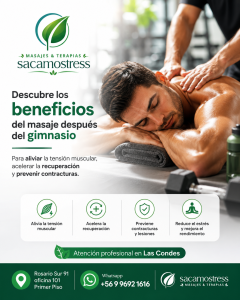 Masaje después del gimnasio: beneficios para la recuperación muscular