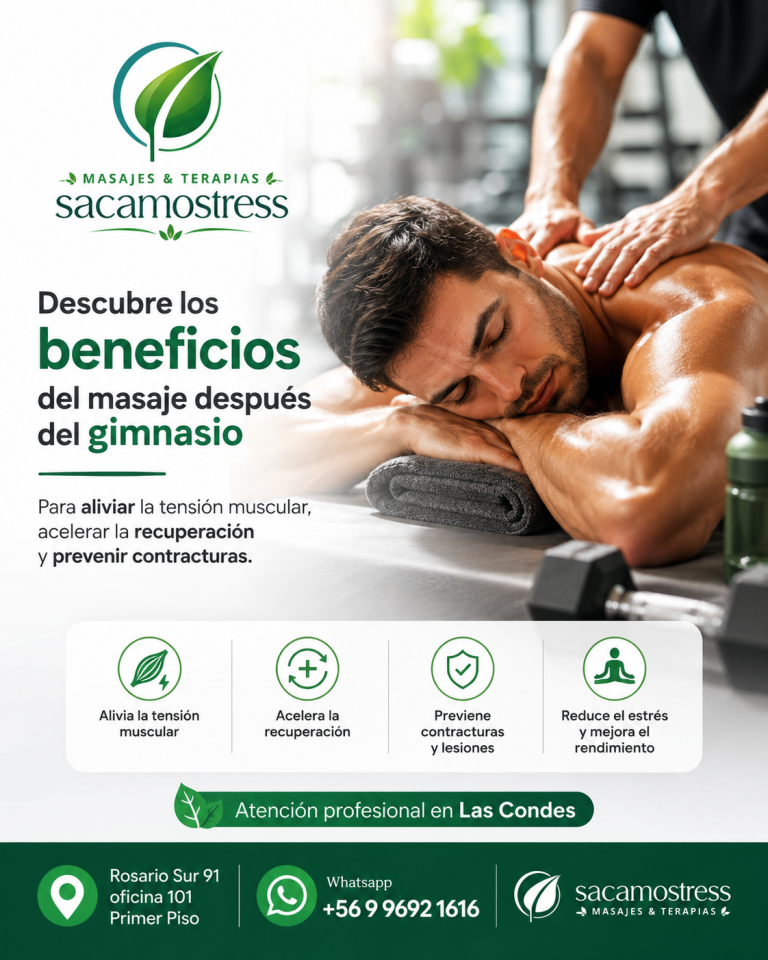 Masaje después del gimnasio: beneficios para la recuperación muscular