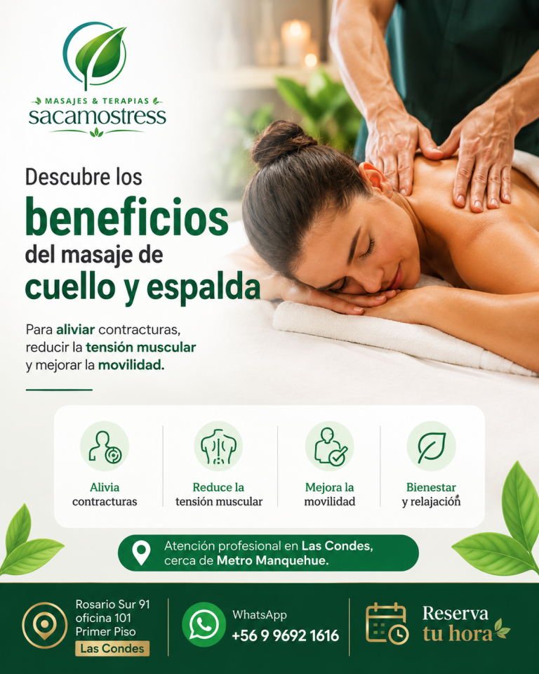Masaje cuello y espalda: alivio para la tensión y las contracturas