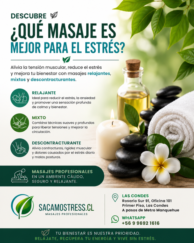 ¿Qué masaje es mejor para el estrés?