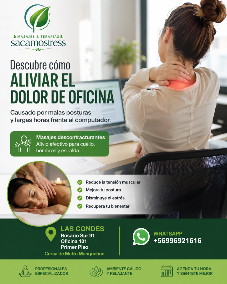 Dolor de oficina: causas, síntomas y cómo aliviar la tensión muscular