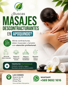 Masajes Descontracturantes Apoquindo: alivio profesional para contracturas y tensión muscular