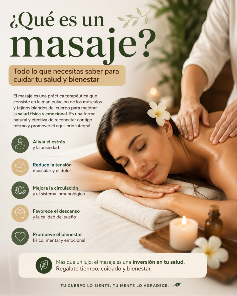 ¿Qué es un masaje? Todo lo que necesitas saber para cuidar tu salud y bienestar