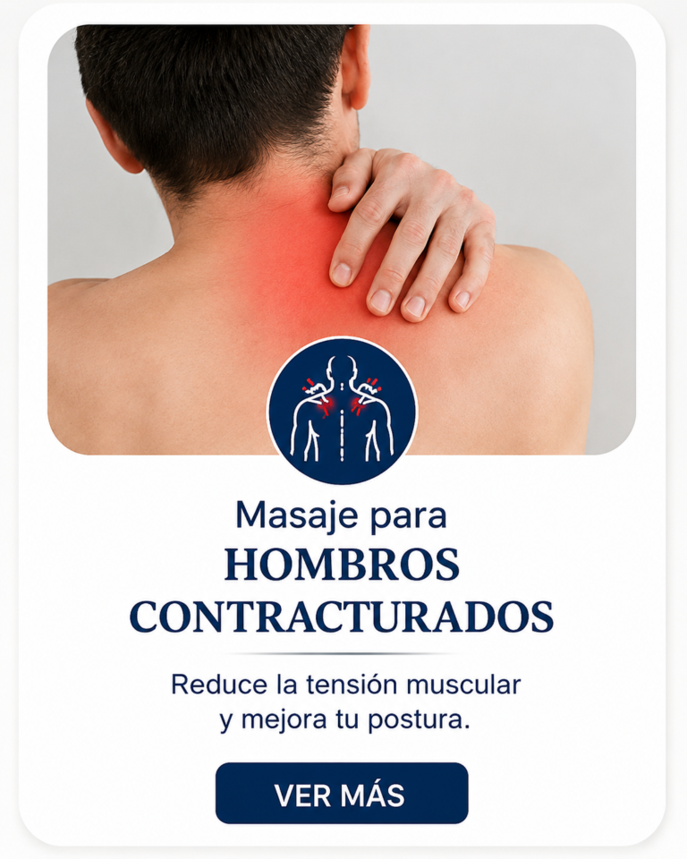 Masajes para hombros contracturados: cómo aliviar la tensión y recuperar movilidad