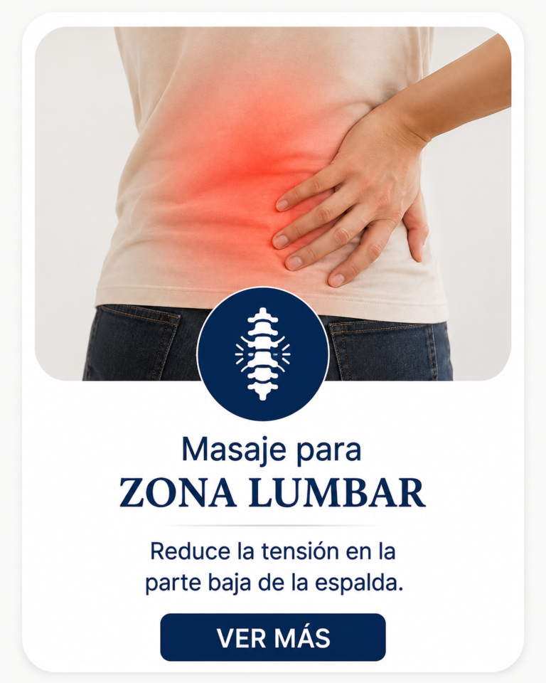 Masajes para zona lumbar: cómo aliviar la tensión de la espalda baja y mejorar el bienestar