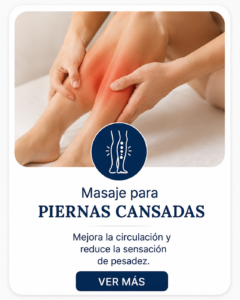 Masajes para piernas cansadas: cómo aliviar la sensación de pesadez y recuperar el bienestar