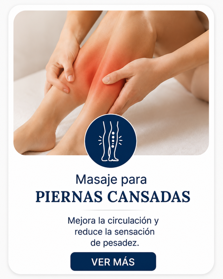 Masajes para piernas cansadas: cómo aliviar la sensación de pesadez y recuperar el bienestar