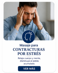 Masajes para contracturas por estrés: cómo aliviar la tensión muscular y recuperar el bienestar